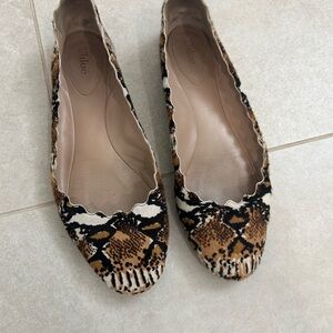 Chloe Chic Animal Print Women's Flats